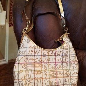 Coach graffiti purse EUC